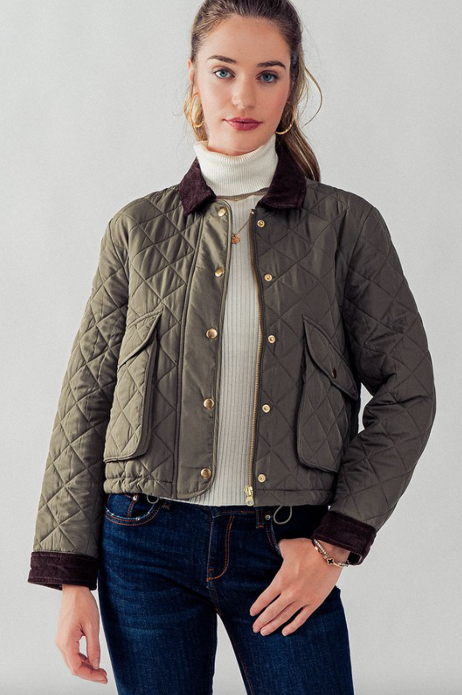 Retro Quilted Jacket