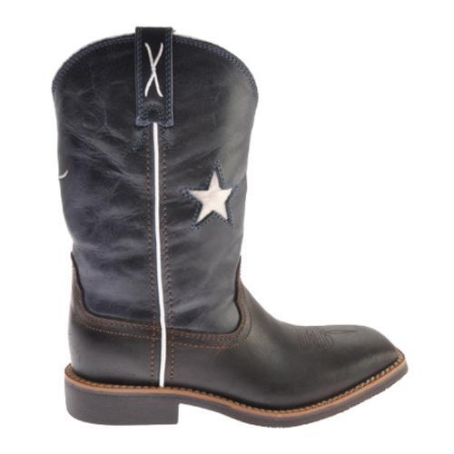 Children's Twisted X Boots YCW0007 Chocolate/Texas Flag Leather*